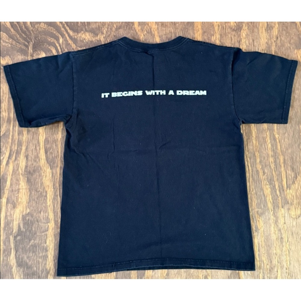 Earth Wind & Fire Shirt Medium Anvil Black It Begins With A Dream Band Tee - Picture 2 of 7